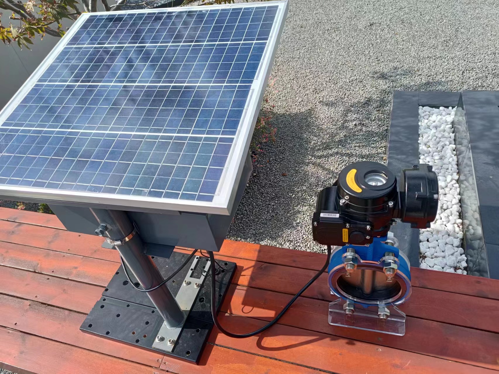 Atuador elétrico solar de controle inteligente de bateria de lítio