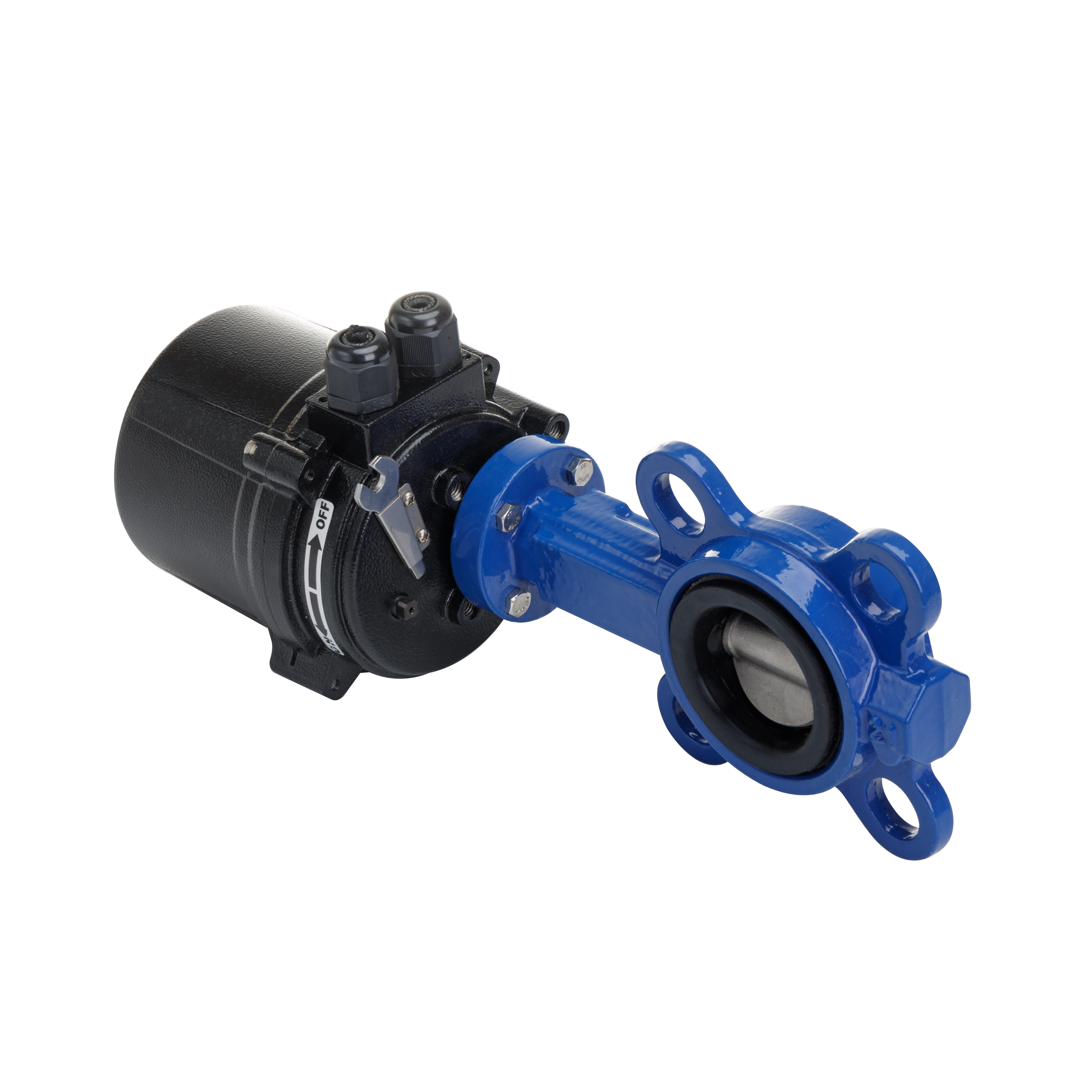 Lithium battery Electric butterfly valve for agricultural irrigation-3.jpg