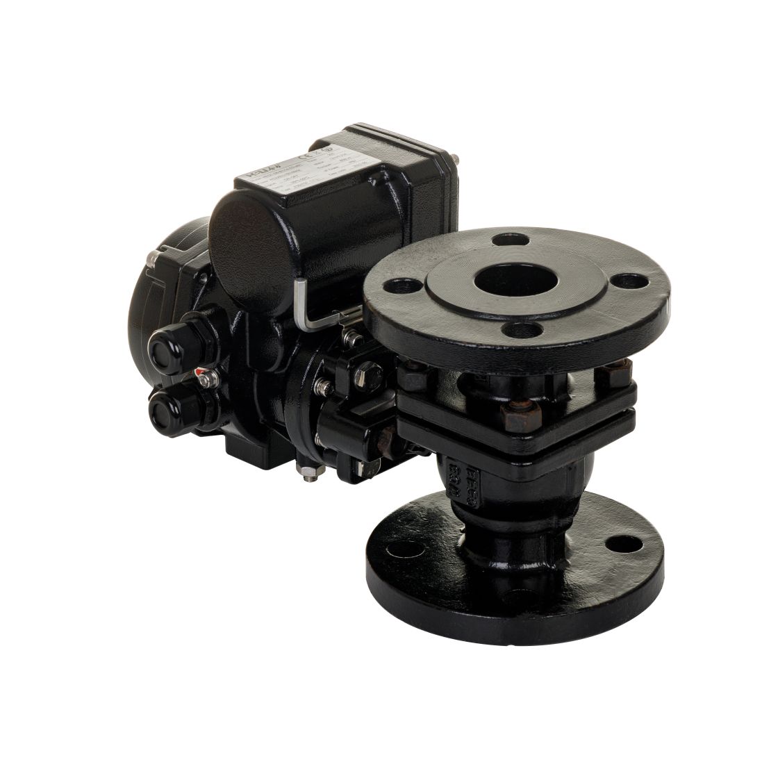 Válvula de esfera elétrica flangeada de bateria de lítio