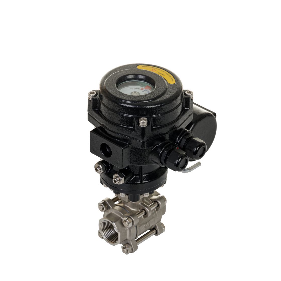 Válvula de esfera elétrica com parafuso-energia de hidrogênio